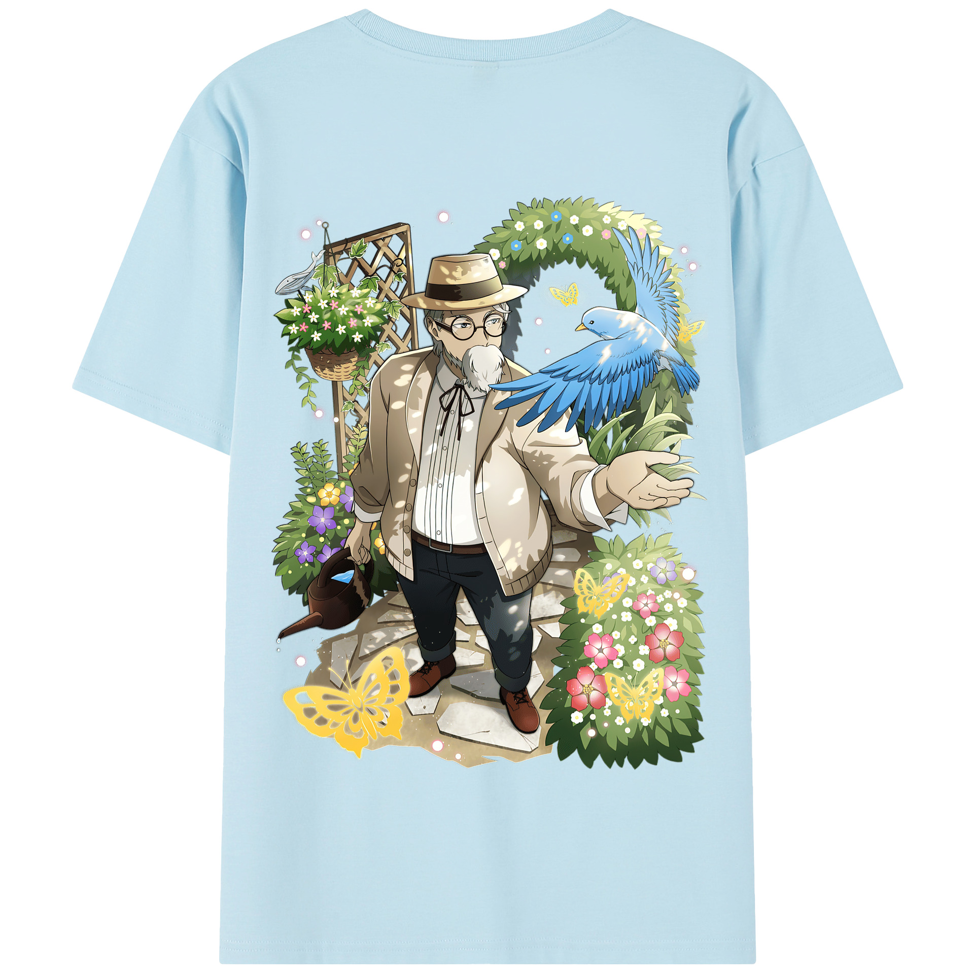 （画像用） 文豪ストレイドッグス Bungo Stray Dogs 綿100％半袖Tシャツ（背面プリント）